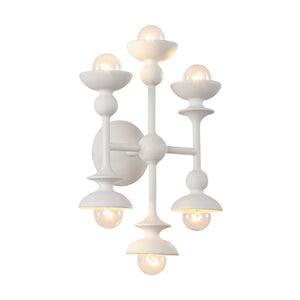 Alora - WV328611AW - Six Light Vanity - Cadence - Antique White