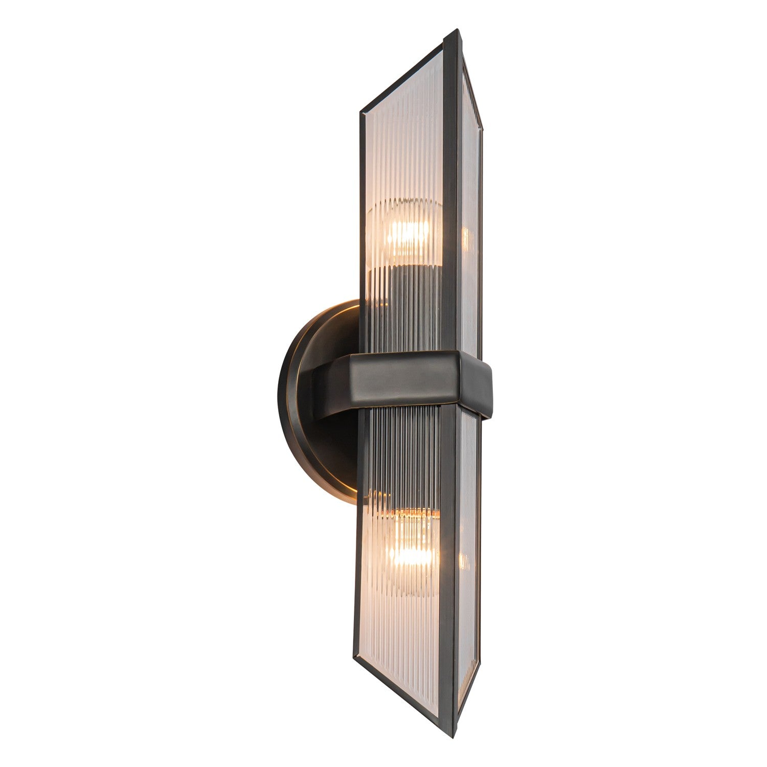 Alora - WV332815UBCR - Two Light Vanity - Cairo - Ribbed Glass/Urban Bronze