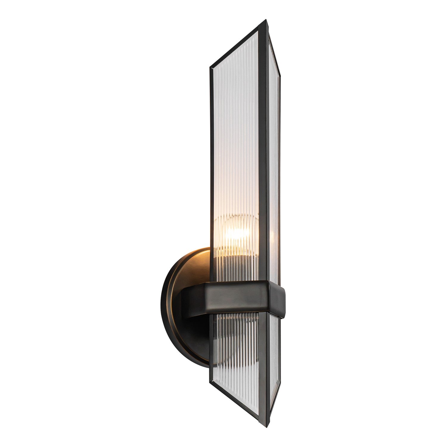 Alora - WV332904UBCR - One Light Wall Sconce - Cairo - Ribbed Glass/Urban Bronze