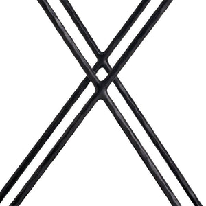 Arteriors - 4650 - Bar Cart - Nakoa - Blackened Iron