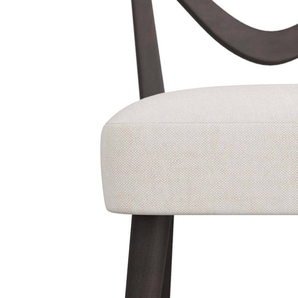 Arteriors - 5769 - Dining Chair - Sutton - Ebony Mahogany/Muslin