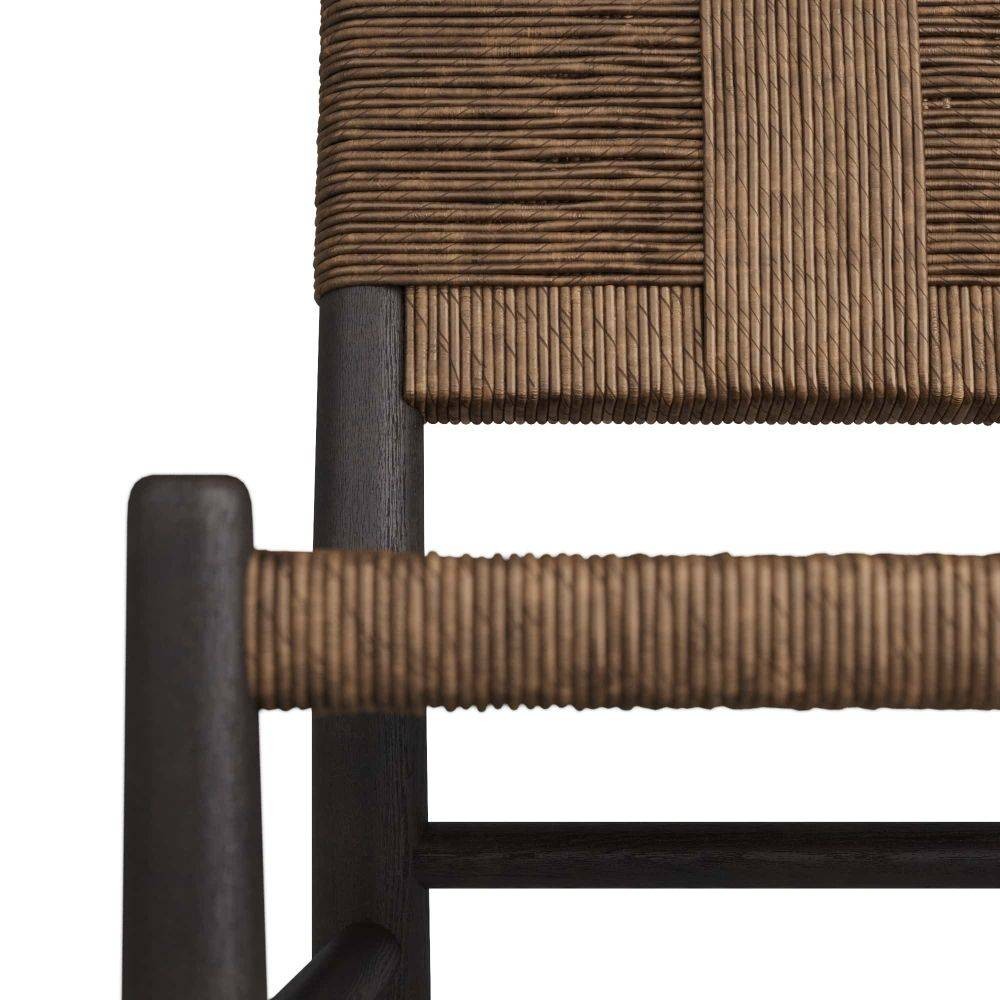 Arteriors - 5775 - Dining Chair - Solange - Sable Wood/Tobacco Wash Paper Cord