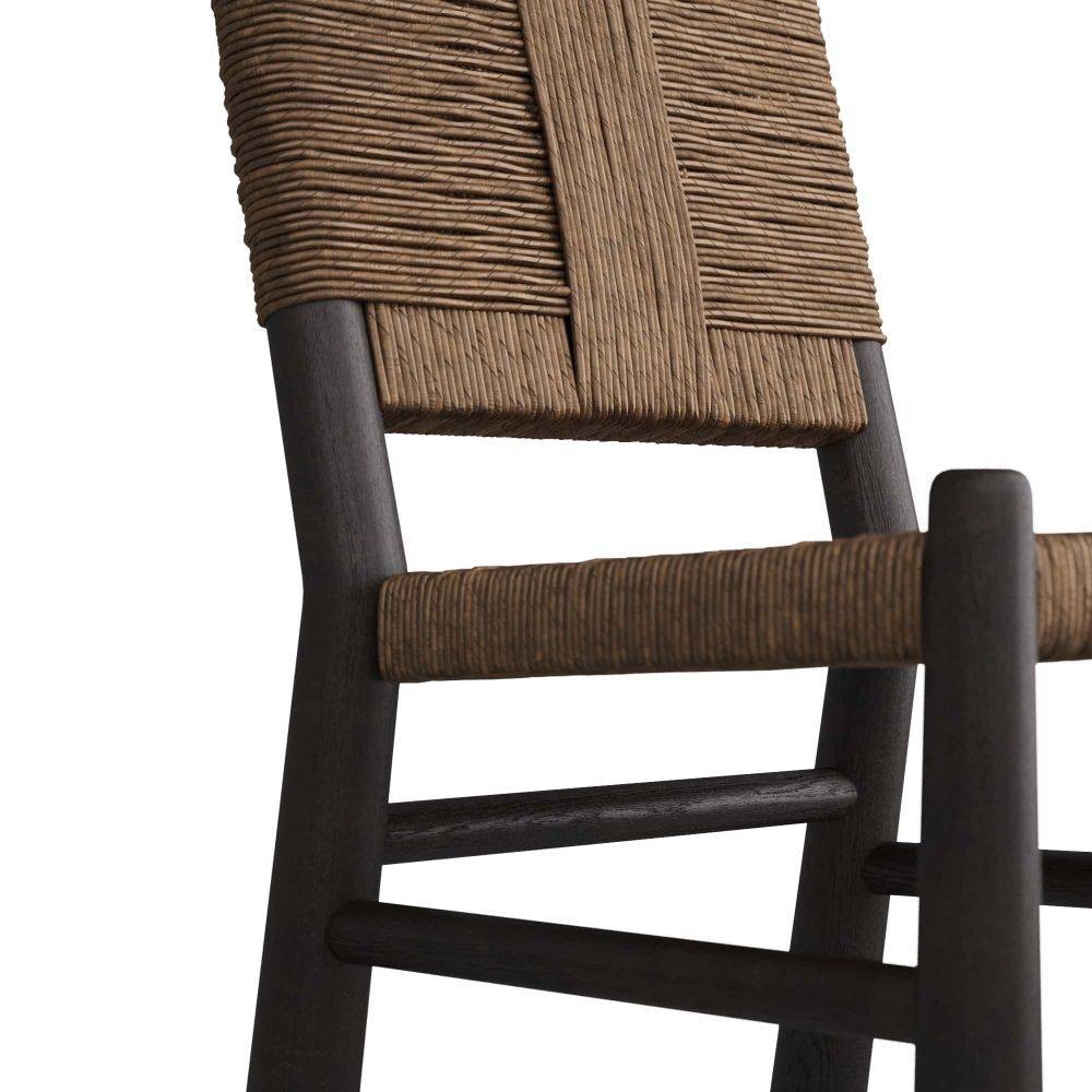 Arteriors - 5775 - Dining Chair - Solange - Sable Wood/Tobacco Wash Paper Cord