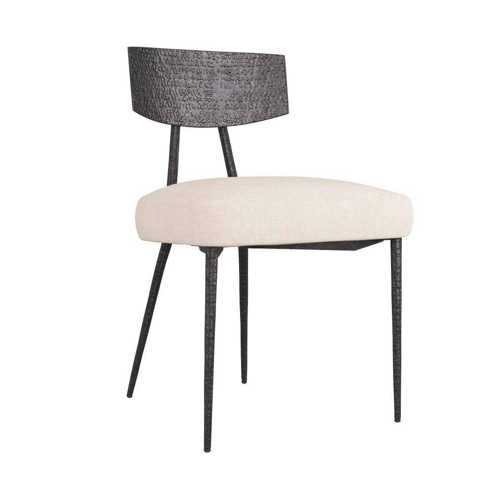 Arteriors - 6029 - Dining Chair - Reynard - Natural Iron/Natural Linen