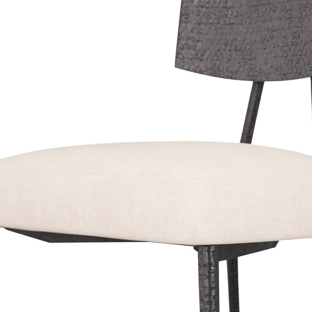 Arteriors - 6029 - Dining Chair - Reynard - Natural Iron/Natural Linen
