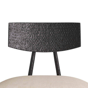 Arteriors - 6029 - Dining Chair - Reynard - Natural Iron/Natural Linen