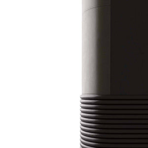 Arteriors - 6266 - Cabinet - Sherbourne - Graphite Leather/Umder Oak/White Marble/Antique Brass