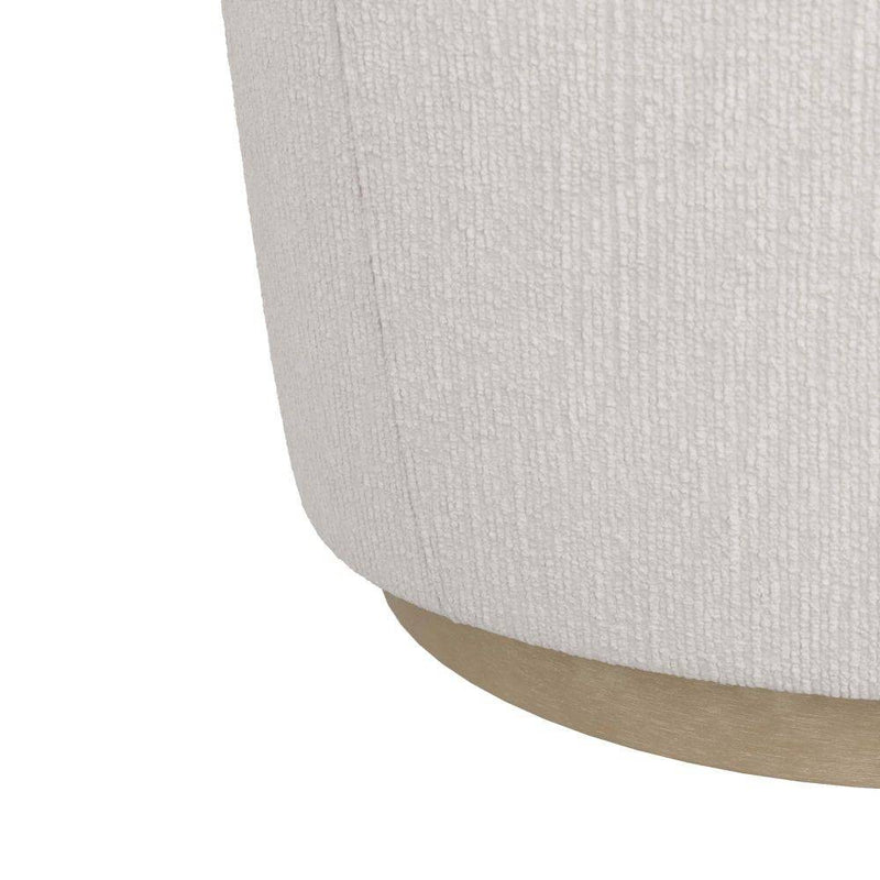 Arteriors - 8171 - Chair - Poppy - Cloud Boucle/Champagne Swivel