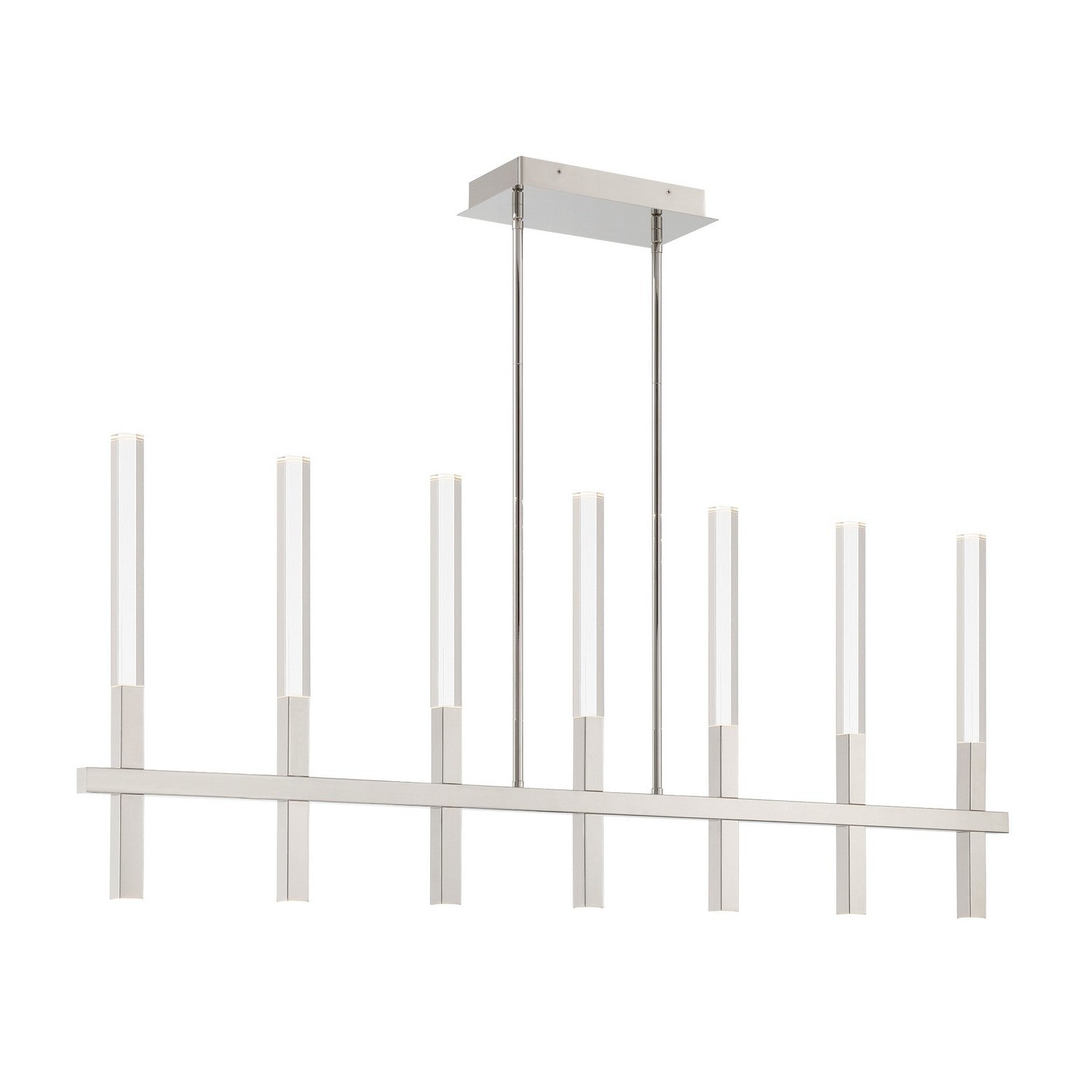 Eurofase - 46476-029 - BENICIO-CHD-7LT-46IN-PN-CL - BENICIO - Polished Nickel