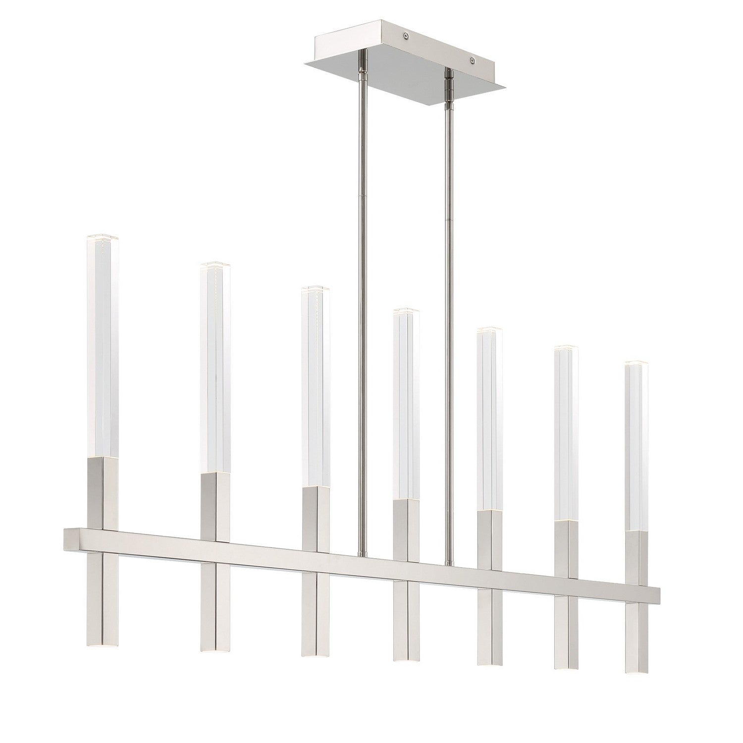 Eurofase - 46476-029 - BENICIO-CHD-7LT-46IN-PN-CL - BENICIO - Polished Nickel