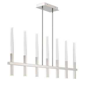 Eurofase - 46476-029 - BENICIO-CHD-7LT-46IN-PN-CL - BENICIO - Polished Nickel