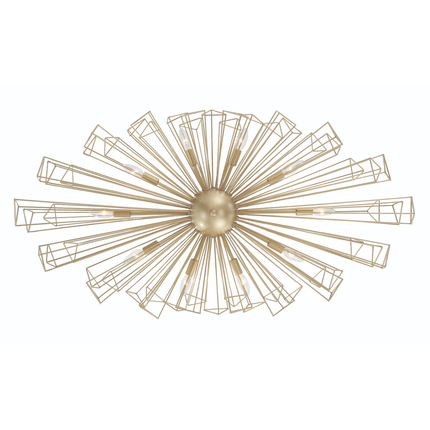 Eurofase - 46761-026 - Ten Light Chandelier - Dendelio - Gold