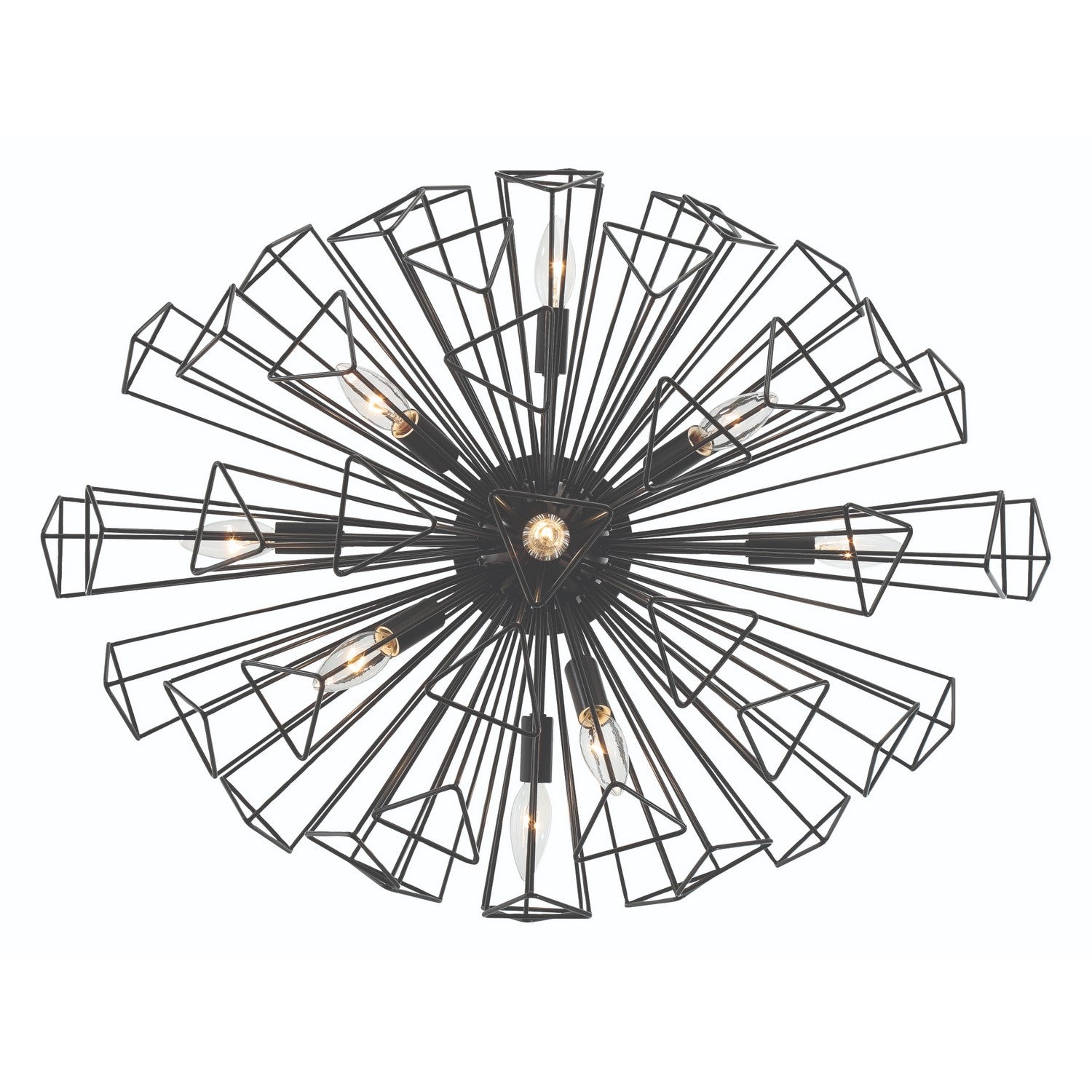 Eurofase - 46762-016 - Nine Light Chandelier - Dendelio - Black