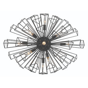 Eurofase - 46762-016 - Nine Light Chandelier - Dendelio - Black