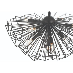 Eurofase - 46762-016 - Nine Light Chandelier - Dendelio - Black