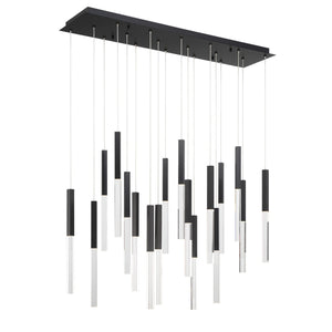 Eurofase - 46771-018 - BENICIO-CHD-18LT-42IN-BK-CL - BENICIO - Black