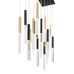 Eurofase - 46771-025 - BENICIO-CHD-18LT-42IN-GBM-CL - BENICIO - Gold-Black