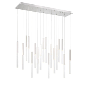 Eurofase - 46771-032 - BENICIO-CHD-18LT-42IN-PN-CL - BENICIO - Polished Nickel