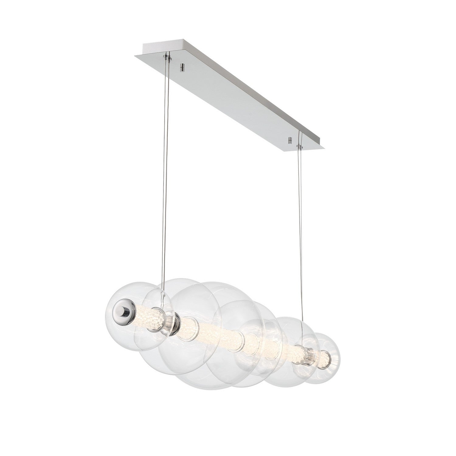 Eurofase - 46772-015 - ATOMO-CHD-7LT-56IN-CHR-CL - ATOMO - Chrome