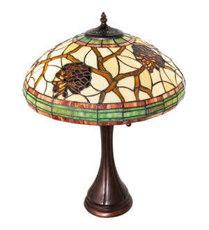 Meyda Tiffany - 125610 - Two Light Table Lamp - Pinecone - Mahogany Bronze