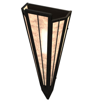 Meyda Tiffany - 255636 - One Light Wall Sconce - Brum - Textured Black