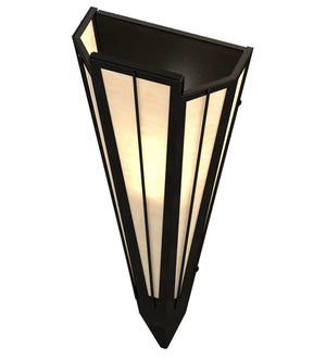 Meyda Tiffany - 255643 - One Light Wall Sconce - Brum - Textured Black