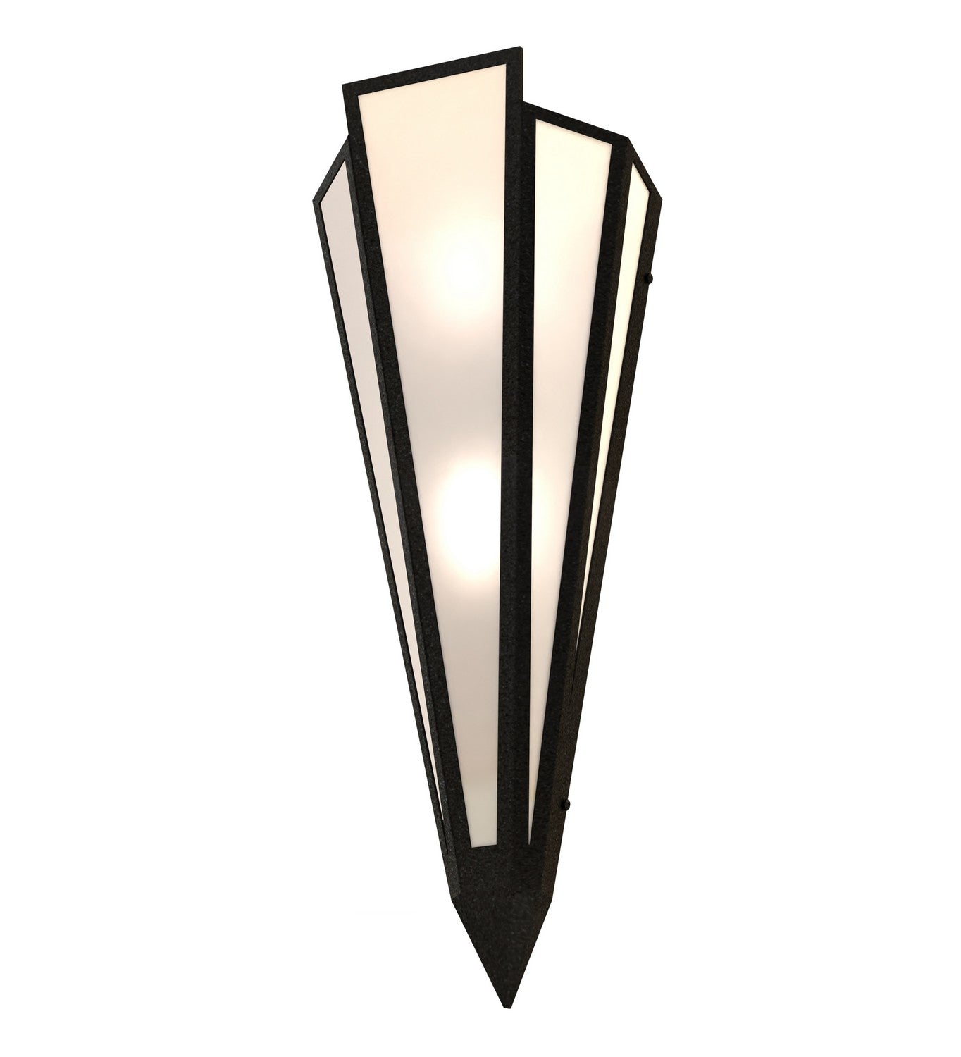 Meyda Tiffany - 255754 - Two Light Wall Sconce - Brum - Textured Black