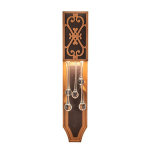 Meyda Tiffany - 259244 - Two Light Wall Sconce - Axiom - Mahogany Bronze/Metallic Bronze