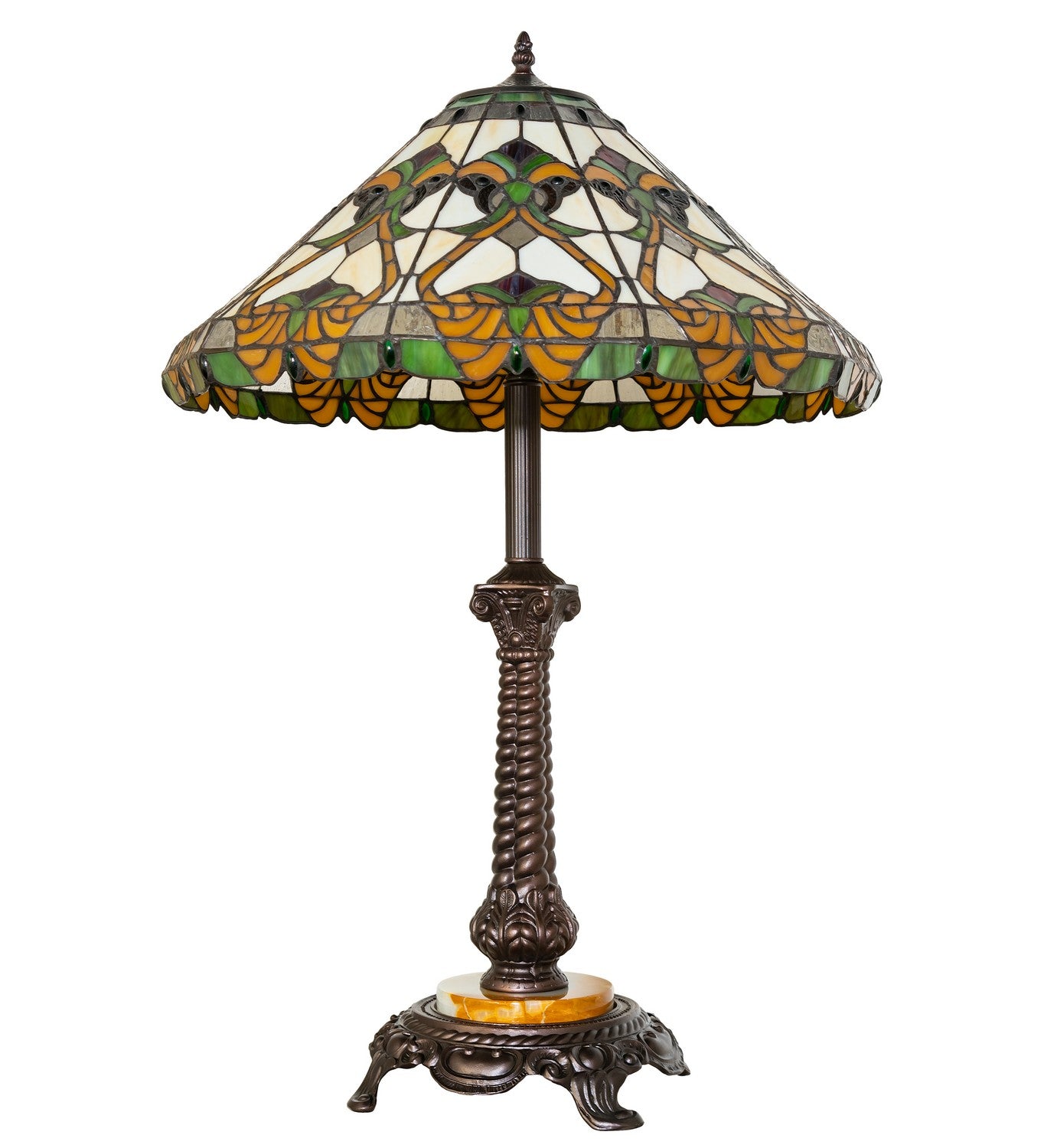 Meyda Tiffany - 264863 - 30" Table Lamp - Middleton - Mahogany Bronze