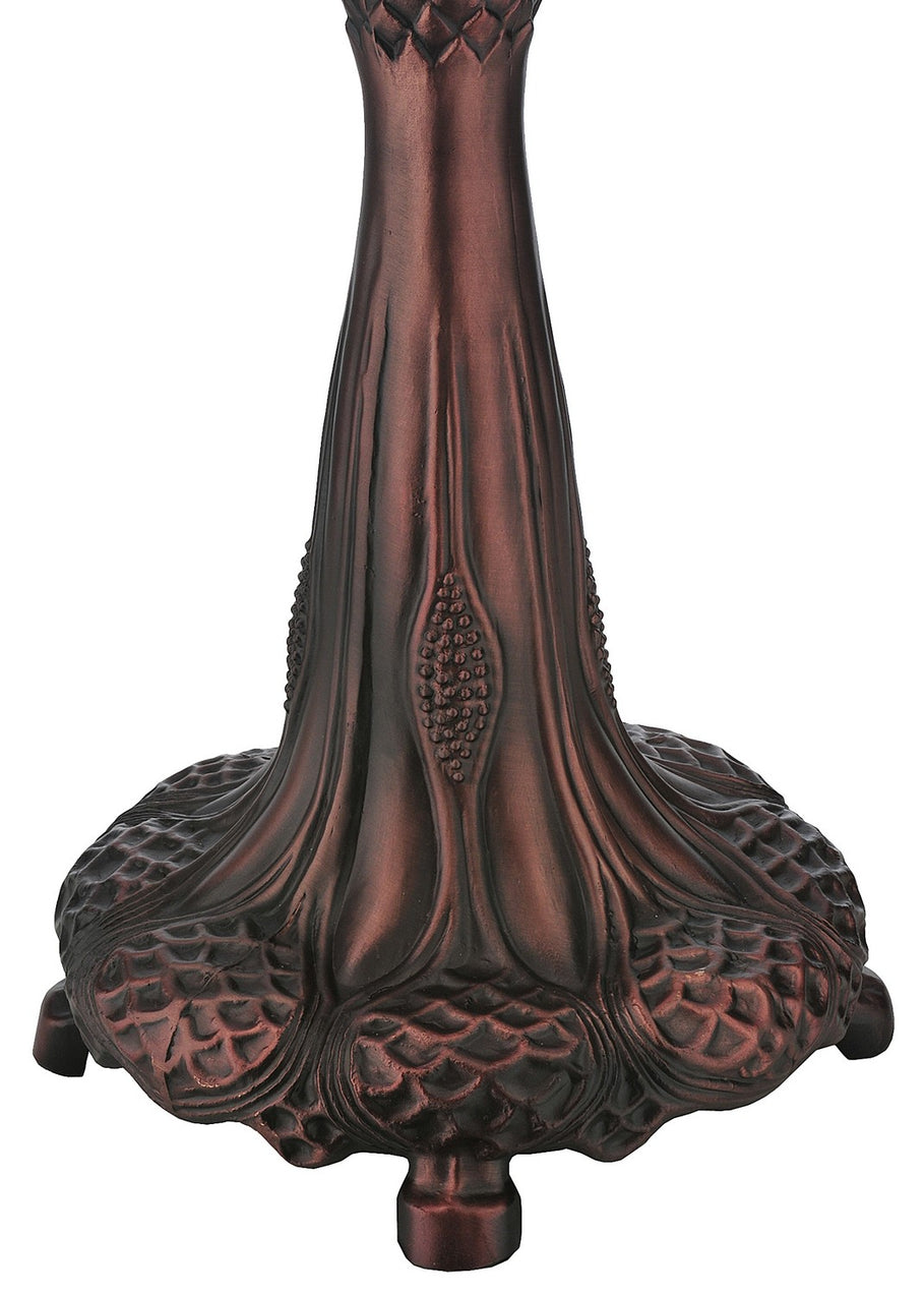 Meyda Tiffany - 266004 - Two Light Table Lamp - Tiffany Hanginghead Dragonfly - Mahogany Bronze