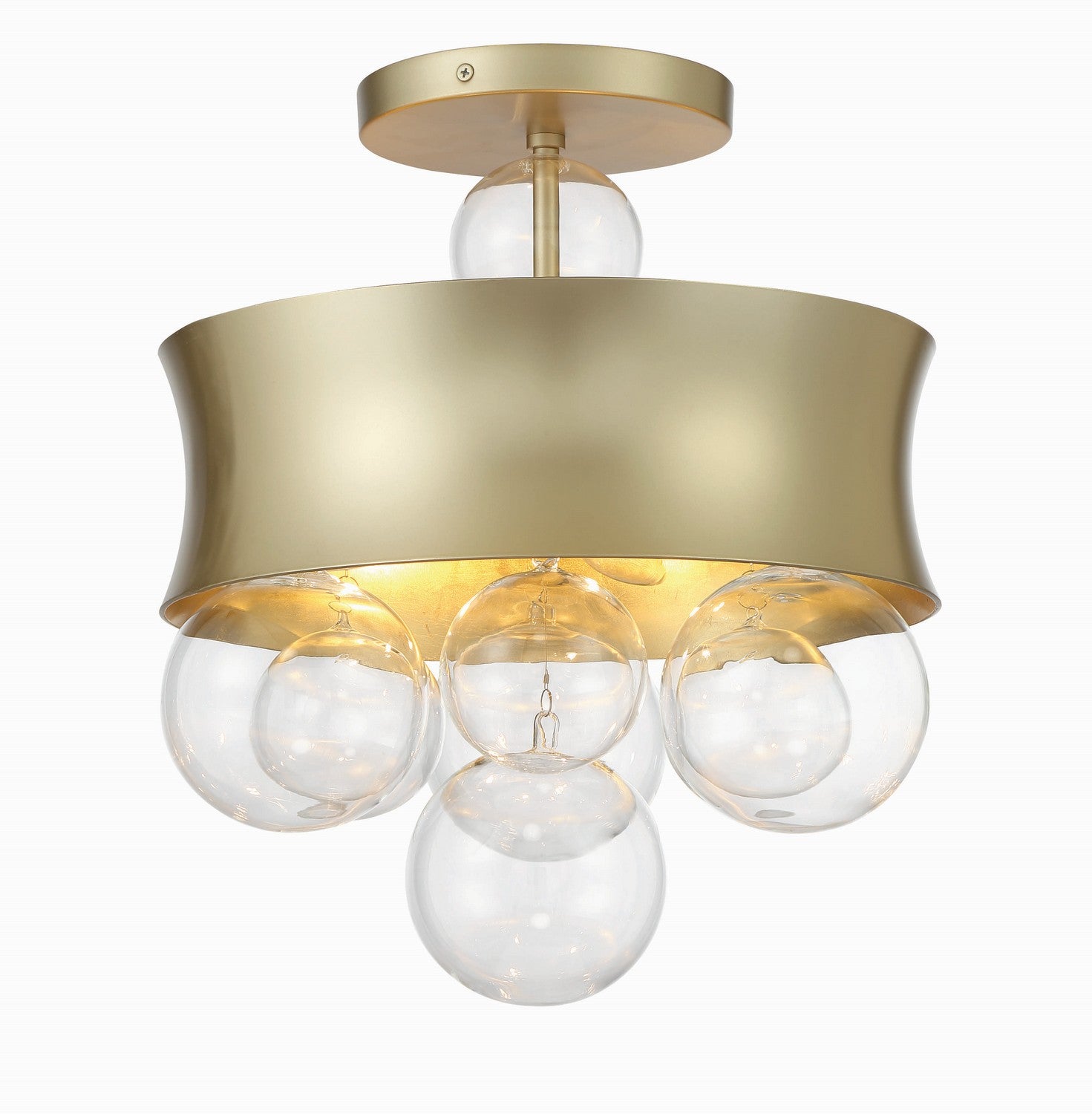 Minka-Lavery - 5195-697 - Three Light Convertible Pendant - Verdi Square by Robin Baron - Soft Gold