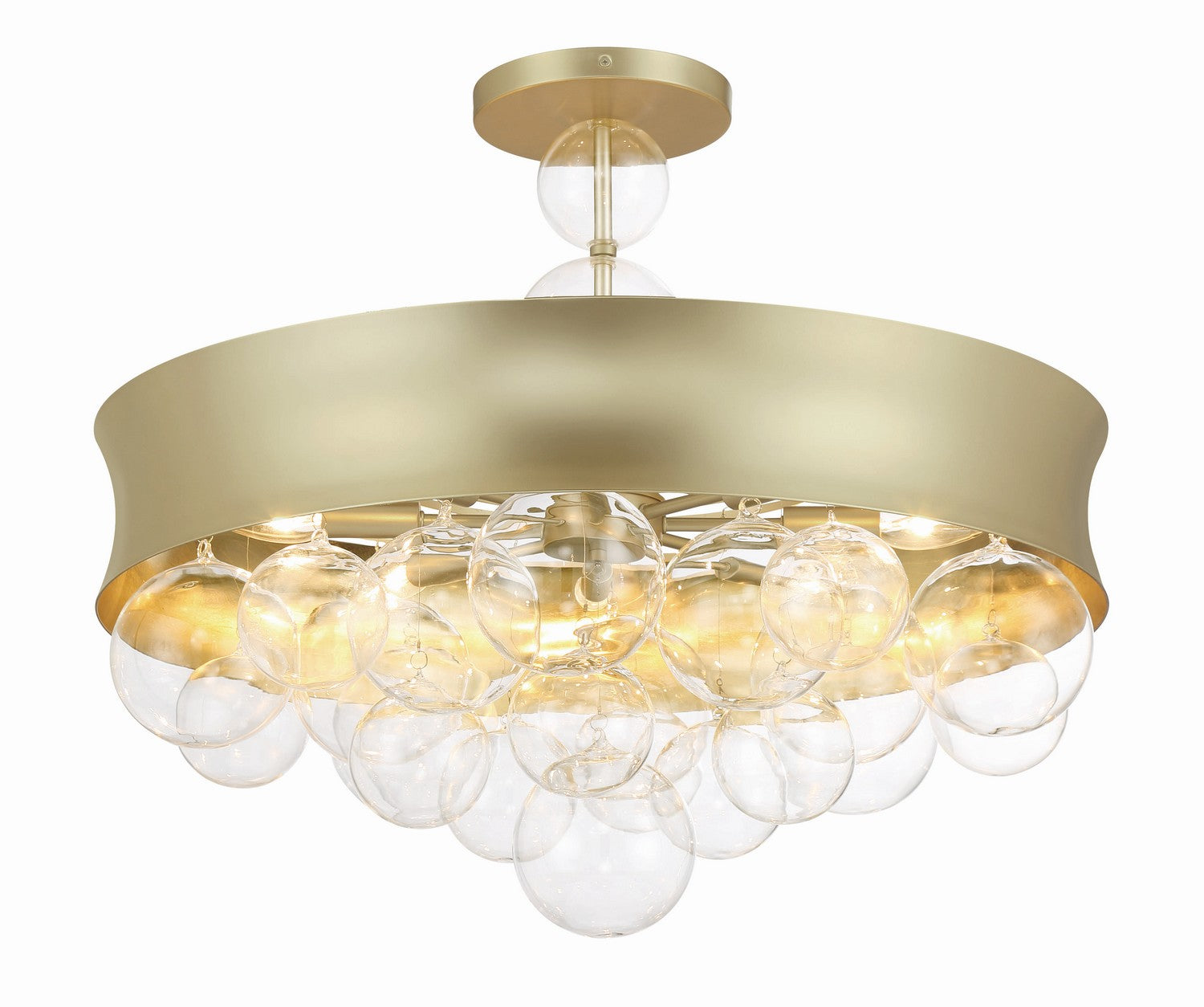 Minka-Lavery - 5197-697 - Eight Light Convertible Pendant - Verdi Square by Robin Baron - Soft Gold