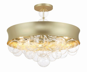 Minka-Lavery - 5197-697 - Eight Light Convertible Pendant - Verdi Square by Robin Baron - Soft Gold