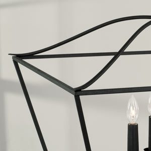Capital Lighting - 350641BI - Four Light Pendant - Grady - Black Iron