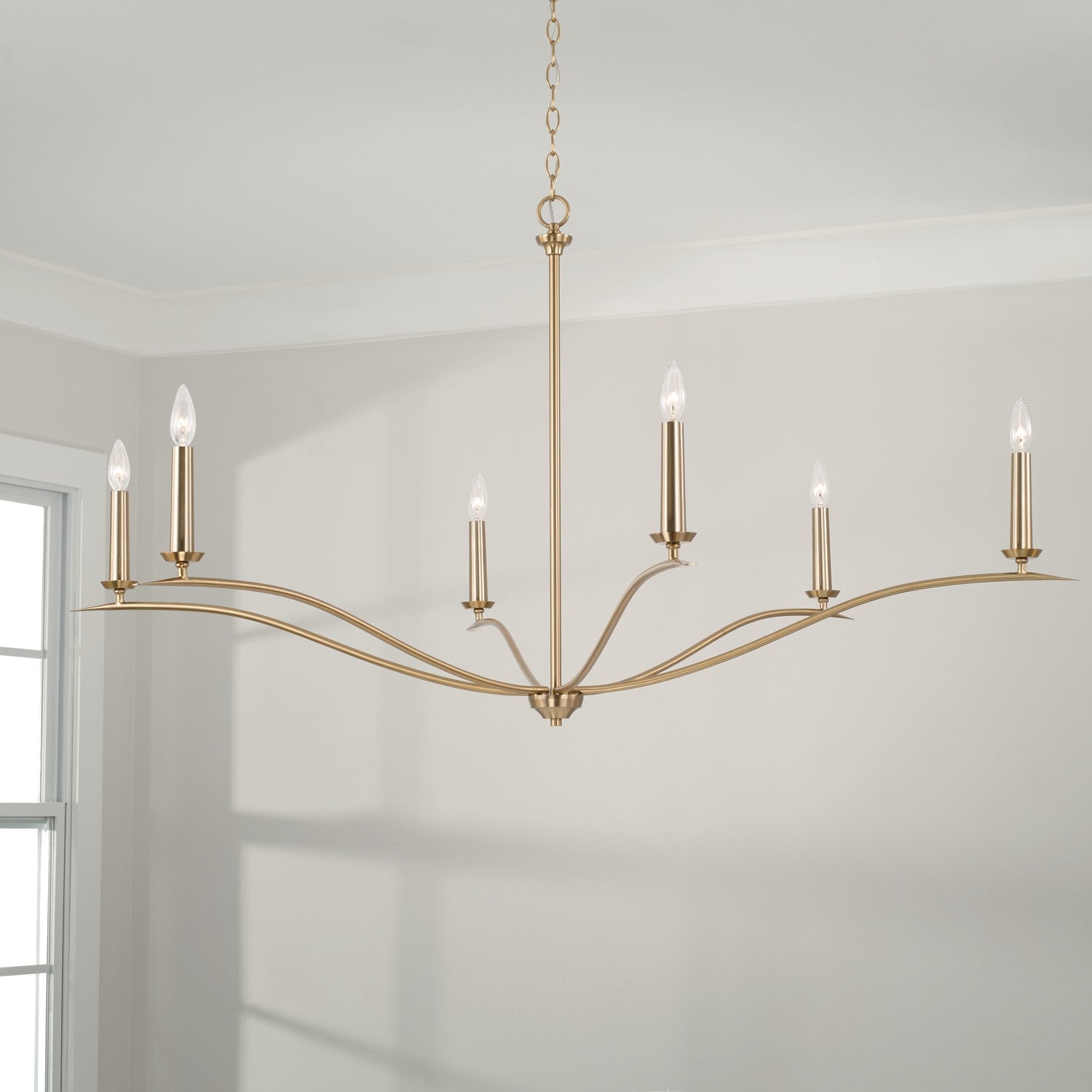 Capital Lighting - 450661MA - Six Light Chandelier - Grady - Matte Brass