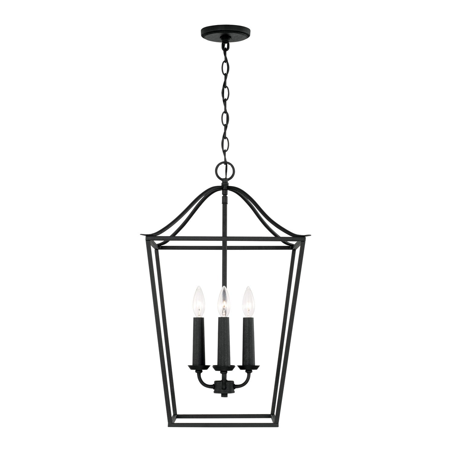 Capital Lighting - 550641BI - Four Light Foyer - Grady - Black Iron