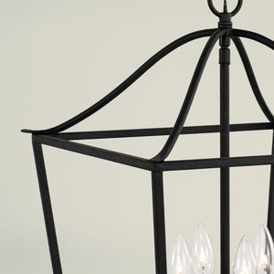 Capital Lighting - 550641BI - Four Light Foyer - Grady - Black Iron