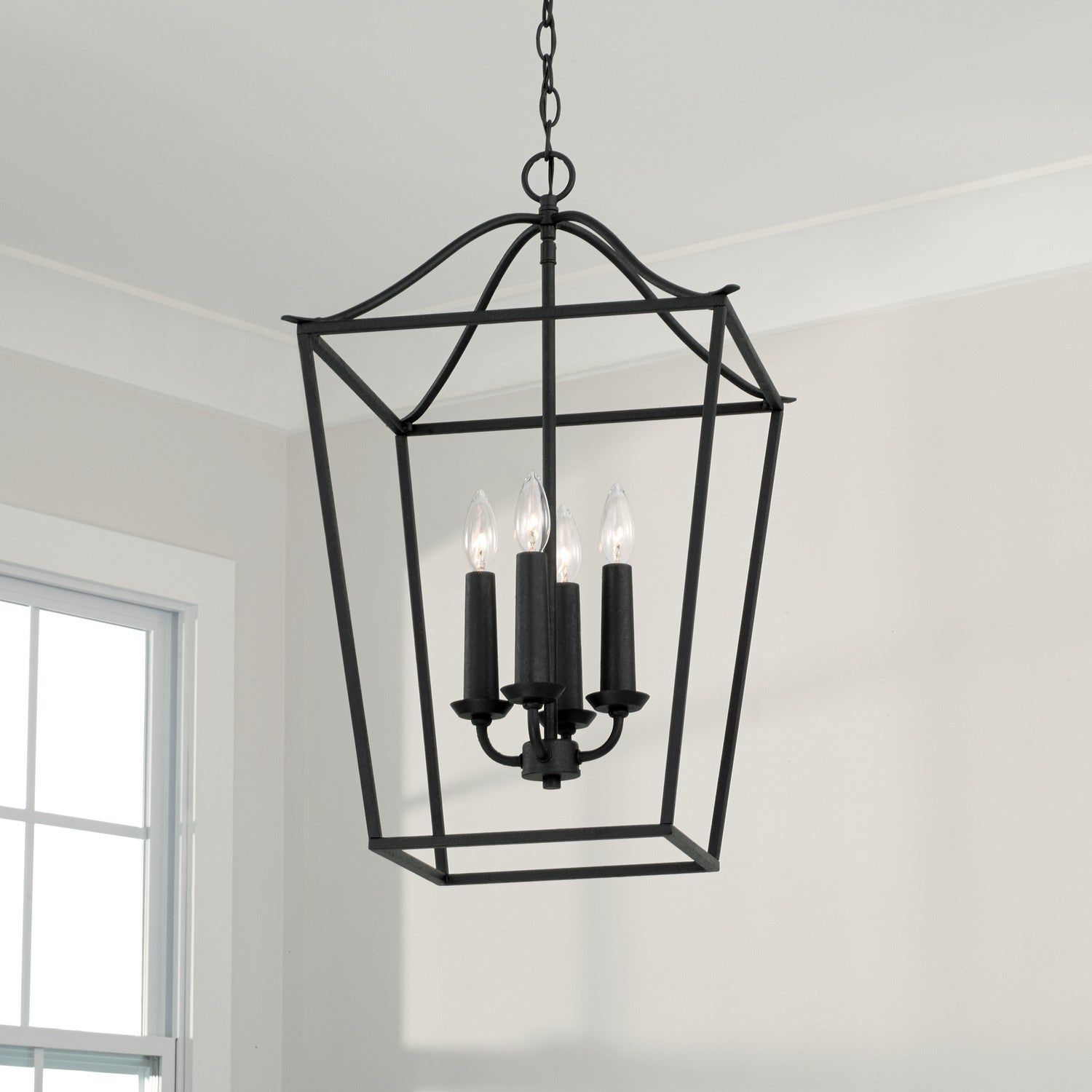 Capital Lighting - 550641BI - Four Light Foyer - Grady - Black Iron
