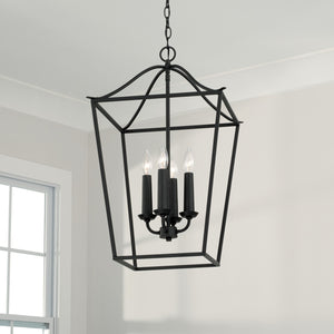 Capital Lighting - 550641BI - Four Light Foyer - Grady - Black Iron
