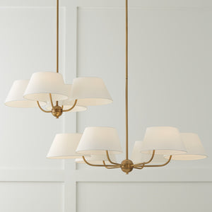 Capital Lighting - 450441AD - Four Light Chandelier - Welsley - Aged Brass