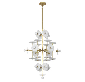 Savoy House - 1-1592-15-38 - 15 Light Chandelier - Amani - Royal Gold