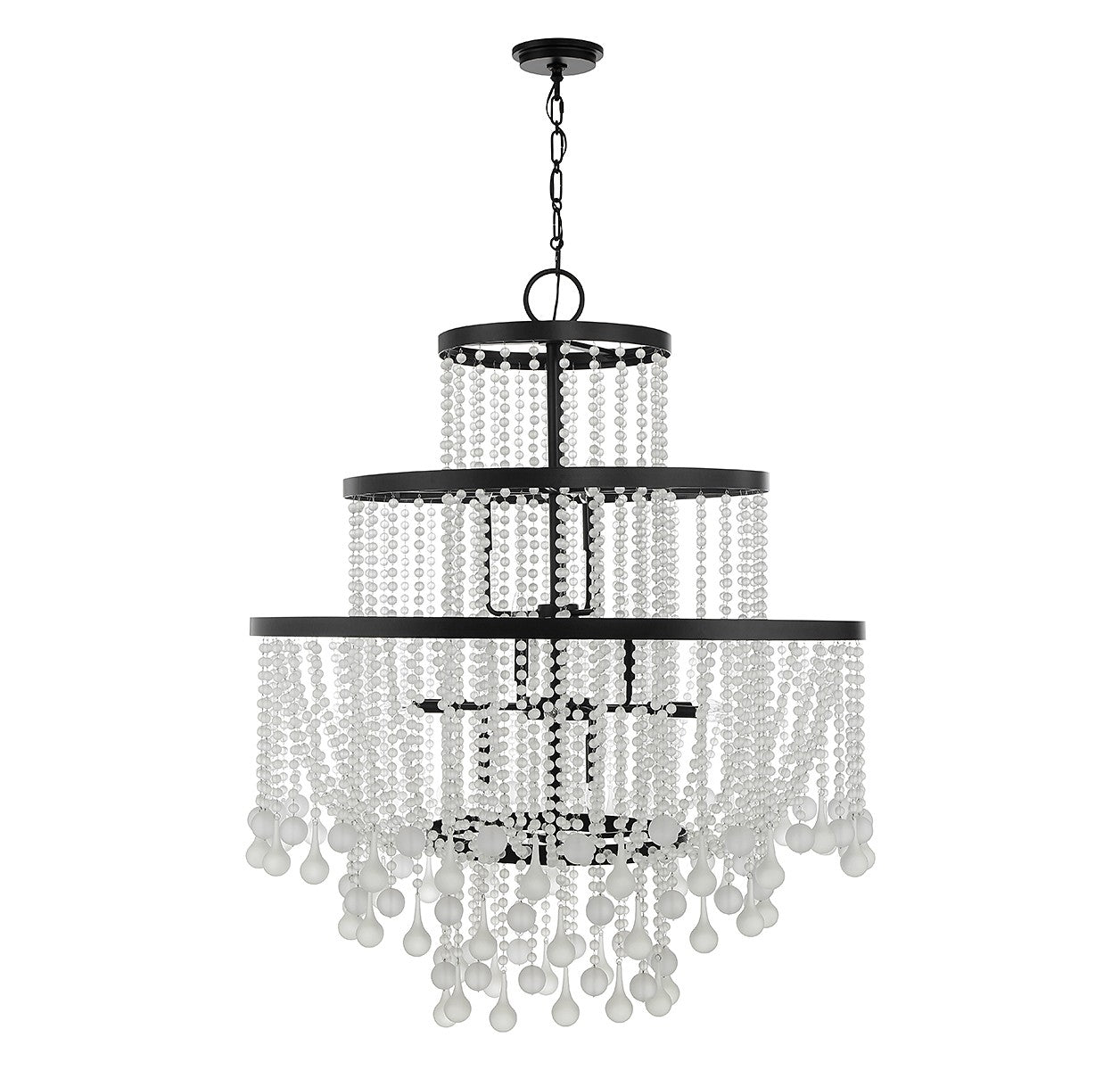 Savoy House - 1-1868-15-89 - 15 Light Chandelier - Luna - Matte Black