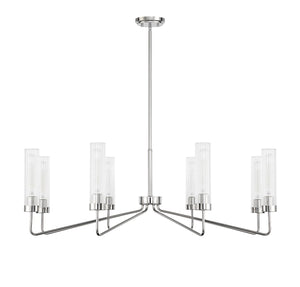 Savoy House - 1-8860-8-109 - Eight Light Chandelier - Baker - Polished Nickel