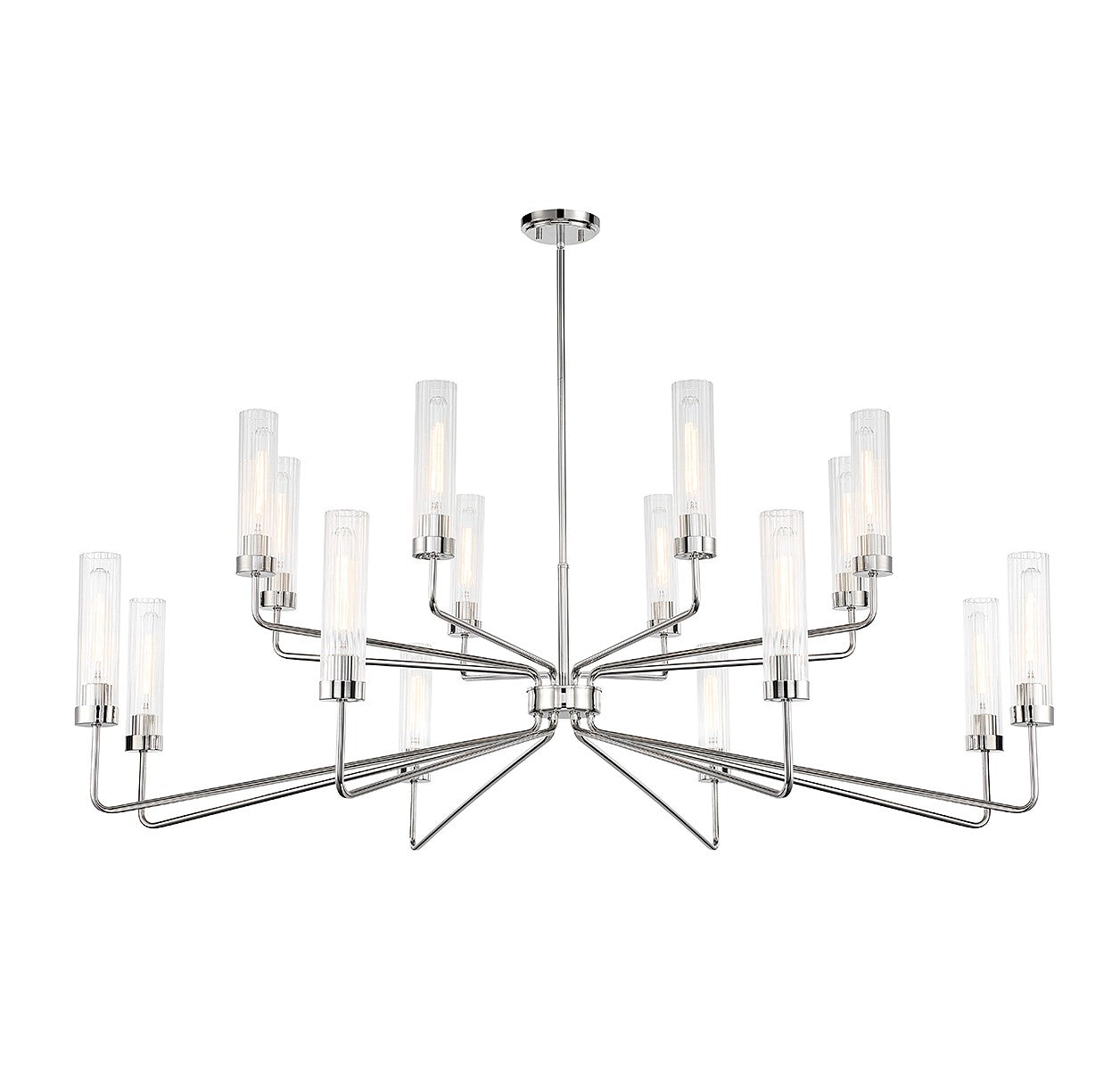 Savoy House - 1-8862-16-109 - 16 Light Chandelier - Baker - Polished Nickel