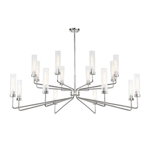 Savoy House - 1-8862-16-109 - 16 Light Chandelier - Baker - Polished Nickel