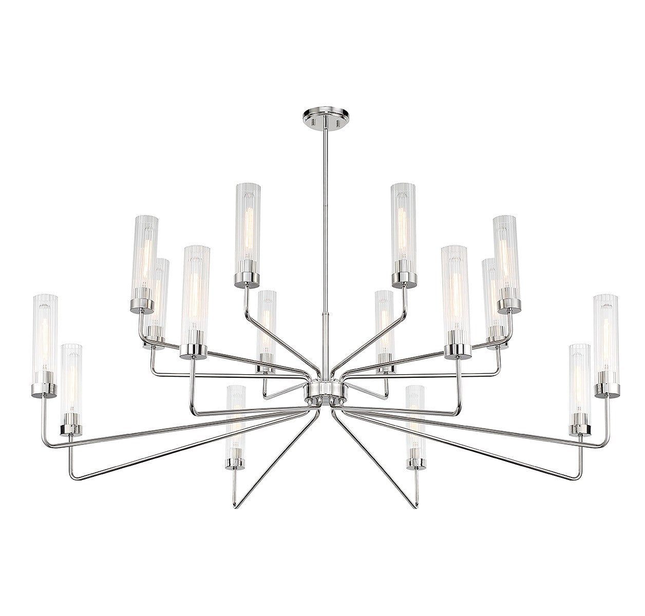 Savoy House - 1-8862-16-109 - 16 Light Chandelier - Baker - Polished Nickel