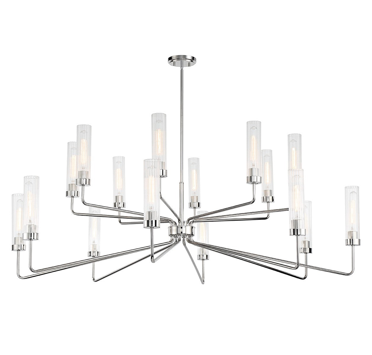 Savoy House - 1-8862-16-109 - 16 Light Chandelier - Baker - Polished Nickel