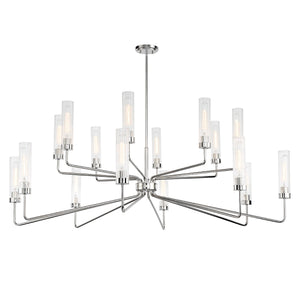 Savoy House - 1-8862-16-109 - 16 Light Chandelier - Baker - Polished Nickel