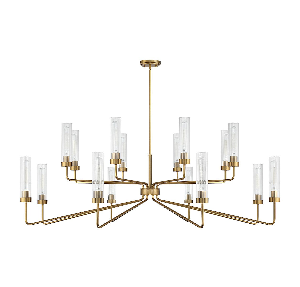 Savoy House - 1-8862-16-322 - 16 Light Chandelier - Baker - Warm Brass