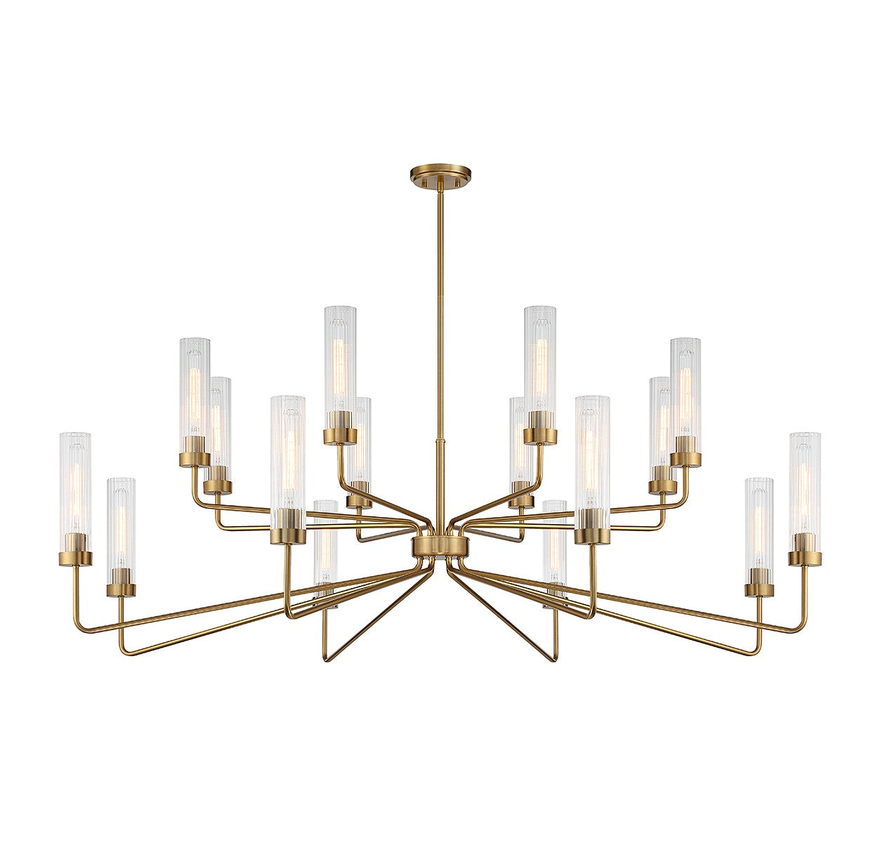 Savoy House - 1-8862-16-322 - 16 Light Chandelier - Baker - Warm Brass